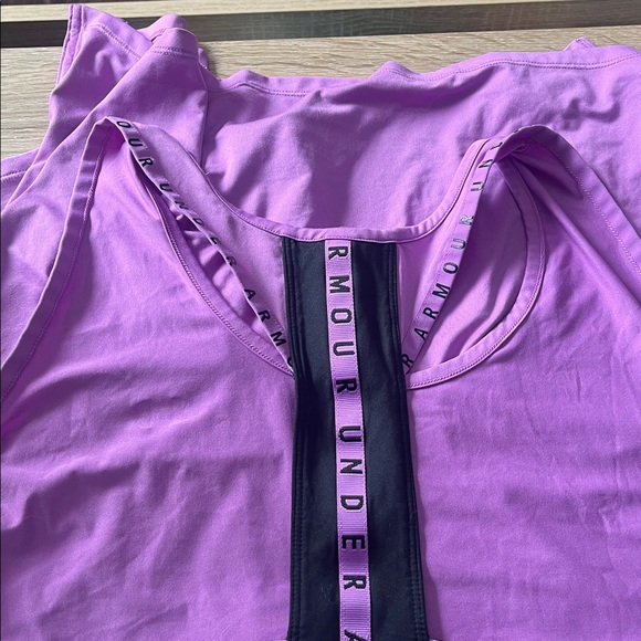 Under Armour Women's Purple Tank Top - Picture 3 of 3